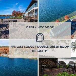 Fife Lake Lodge - Double Queen Room with Lake Access