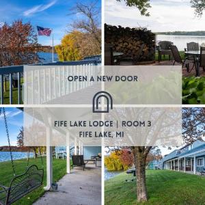 Fife Lake Lodge Multi-Level Lake View King Suite