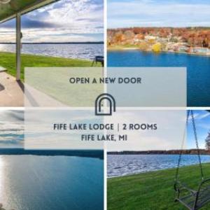 Scenic Fife Lake Lodge 1 King & 1 Queen Suite