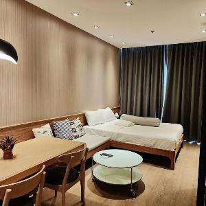 Rooftop pool gym luxury cozy studio Free Wifi  612