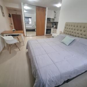 Cómodo monoambiente en Palermo cama King Seguridad 24 h