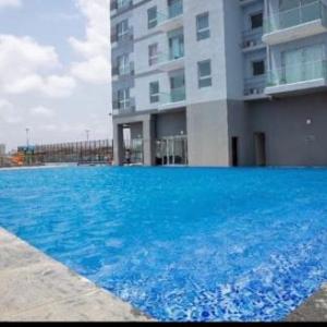 Blue water apartment