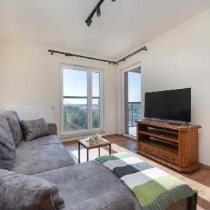 Wrocław 1-Bedroom Apartment with Parking & Balcony by Noclegi Renters