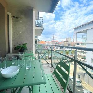 Joli T2 climatisé proche centre avec parking privé et loggia - Sète - FR-1-338-544