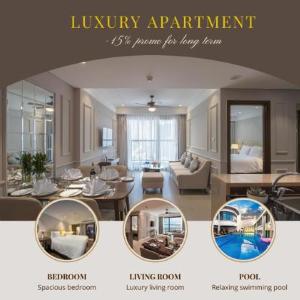 Luxury Apartment with Sea View - 1 minute to beach