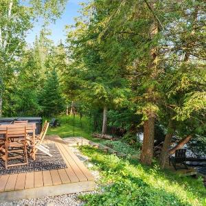 Firefly Lodge Giant Riverview Hot Tub Woodstove