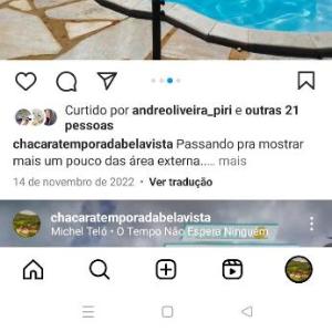 Chácara temporada bela vista