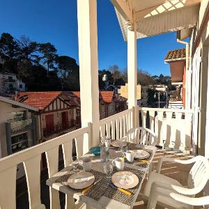 Duplex T3 lumineux avec balcon parking et WIFI à Arcachon - FR-1-420-140