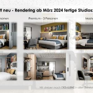 XZLLENZ Traum Studio-Apartment Frei-Parken U-Bahn Küche
