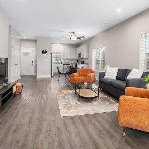 Modern 4BR 4BA Two Unit Condo w Garage and Patio