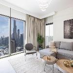 55th Floor - 2 Bedroom Apartment with Full Burj Khalifa & Fountain View Downtown Dubai by Stayfinity 