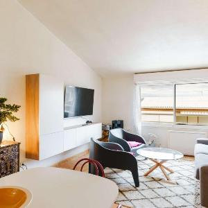 T2 Mezzanine Climatisé Rénové - Plage des Chalets Gruissan - 6 Pers Parking WiFi Option - FR-1-409-174