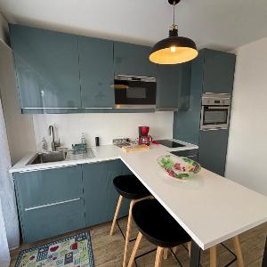 Appartement 1 chambre balcon et accès direct à la plage - FR-1-197-596