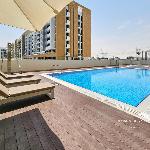 Large Balcony Studio near Dubai Mall 