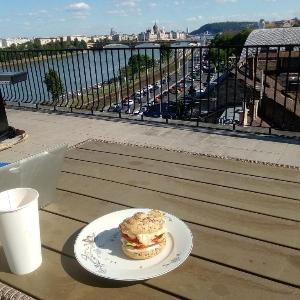 Rooftop room near Danube and Margareth island