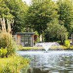 Chalet with microwave in wetland 