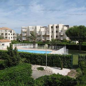 Appartement 2 pièces en front de mer avec piscine terrasse et parking - 5 couchages Saint Cyprien Plage - FR-1-106-102