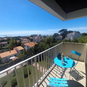 Royan Pontaillac - APPARTEMENT VUE MER - balcon - WIFI - confort simple