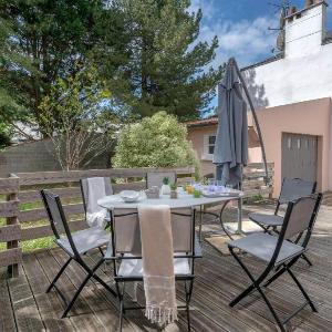 Maison pour 4 avec jardin à 1km de la plage