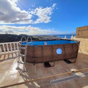 Ferienhaus El Musgo mit Meerblick und Pool