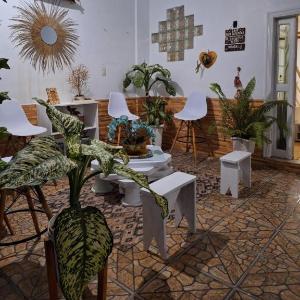 Quarto triplo com banheiro em Pousada e Restaurante