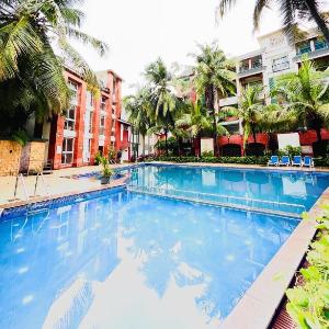 The Magic Door Arpora Luxury 1BHK WiFi Poolview 4W Parking
