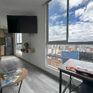 ApartaSuite con la mejor vista en Centro Internacional Bogotá