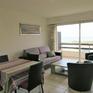 Appartement VUE MER avec terrasse et WIFI à PERROS-GUIREC - Réf 828