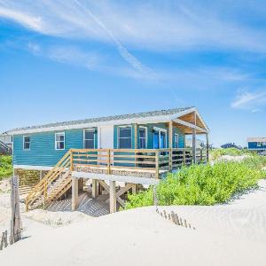 Primrose Cottage - S Nags Head MP 19 Oceanfront Steps to the Water Well Equipped Pets OK