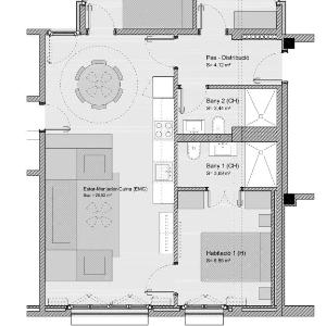 El Centre 3 habitacions 2 banys i cuina