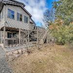 Steps To The Lake House Hot tub Game room Deck