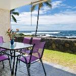 Step Into the Ocean from your Lanai @ Kona Reef D-8 Kahaluu Keauhou