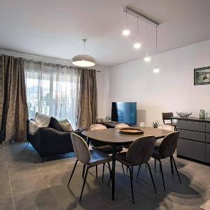 Superb 3 p apartment 10 mins from the beach with swimming pool and parking