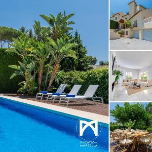 VACATION MARBELLA I Villa Nadal Private Heated Pool 5BDR Lush Garden BBQ Alarm System Best Beaches at Your Doorstep
