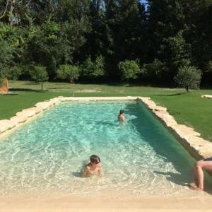 Soleil et piscine au calme d'Avignon sur l'ile de la BARTHELASSE