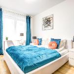 Modern apartment with free garage and balcony in the downtown Budapest 