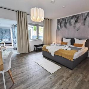 BohnApartments - Town House am Stadtpark - Terrasse - Parkplätze - WLAN