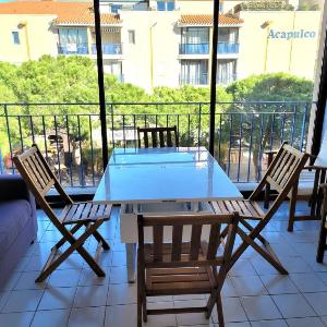 Studio cabine à Port Argelès avec loggia et parking privatif - FR-1-309-416