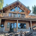 Christys Cottage Waterfront with slide and Ice Shanty Kalispell Montana