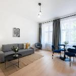 Urban 2BR Haven with Sofa Bed in Central Prague 