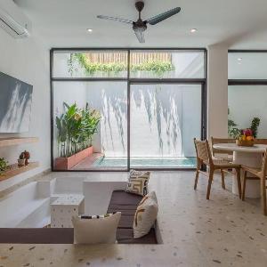 Rare brand new rice field views central Canggu
