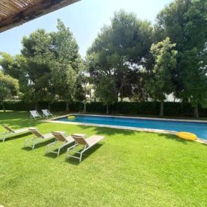 Villa Abu Lita 3 minutos andando playa Renovada Piscina y Jardin XXL Autentico lujo