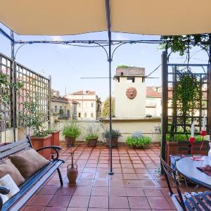 Mazzini Apartment terrace & river view