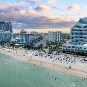 2BR Fort Lauderdale W Residence with Double Living Room Ocean & Intercoastal Views Brand New Sofas!