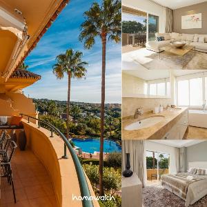 Holiday home with sea views south facing and close to the golf course and the beach in Elviria Hills