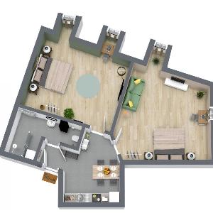 Altstadt View Suite - 2BR at Jakominiplatz & Free Parking by HERO HOMES Graz