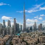Skyline Serenity Holiday Home I Bespoke 1 Bedroom Apartment I Burj Khalifa & Fountain Views I Free Gym Pool Wi-Fi Parking & PS5
