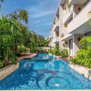 Lux 2BR Suite with Jungle Views Pool Gym at NHOA Tulum