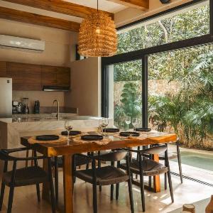 Chic Villa-Apartment in Aldea Zama Private Pool & Security