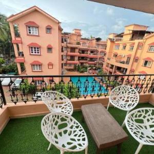 Pool view 1 BHK Near Calangute Beach